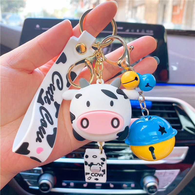 Cow Keychain Pendant