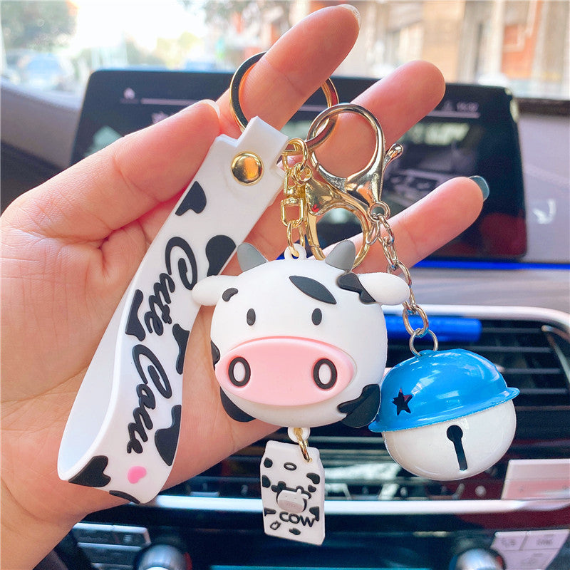 Cow Keychain Pendant